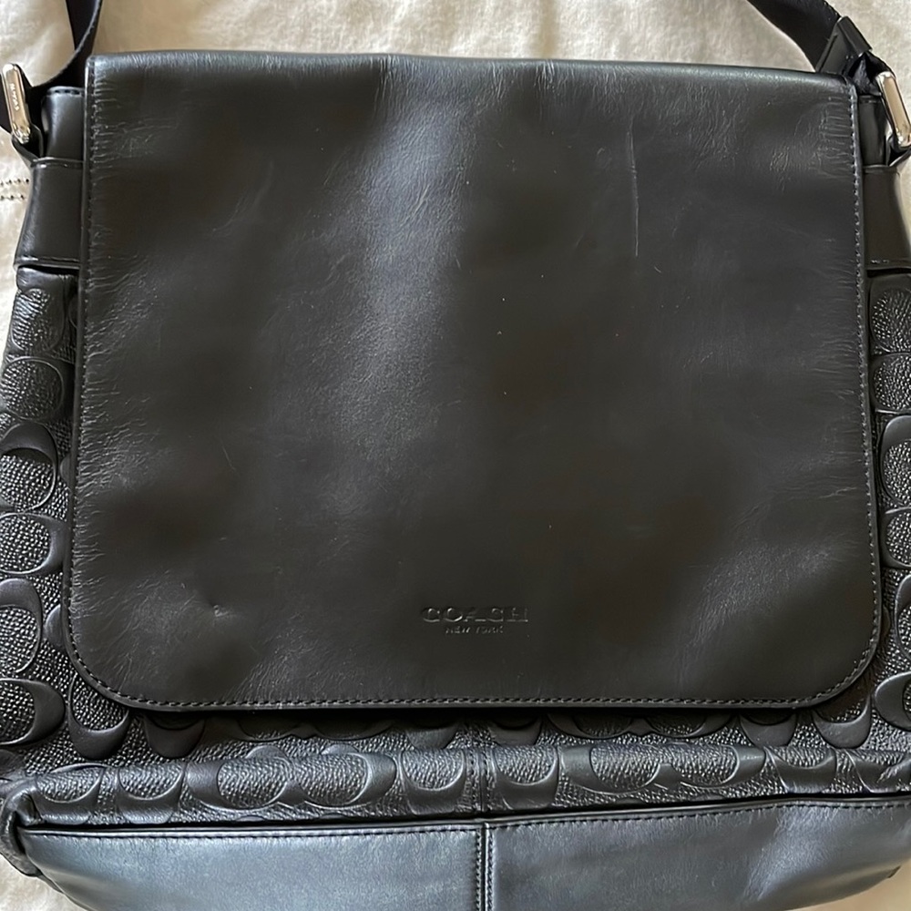 Coach leather purse with matching wallet